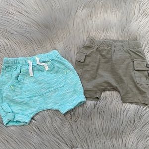 OLD NAVY and CAT & JACK Harem Shorts 3-6 Months
